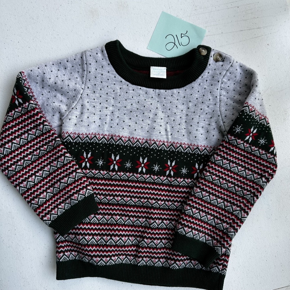 EdgeHill Collection Toddler Holiday Christmas Sweater Shirt Pullover 3T Festive